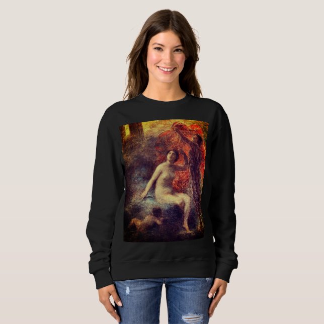 Sweatshirt Ethereal Bliss : Le Palais d'Aurora par H.F.Latour (Devant entier)