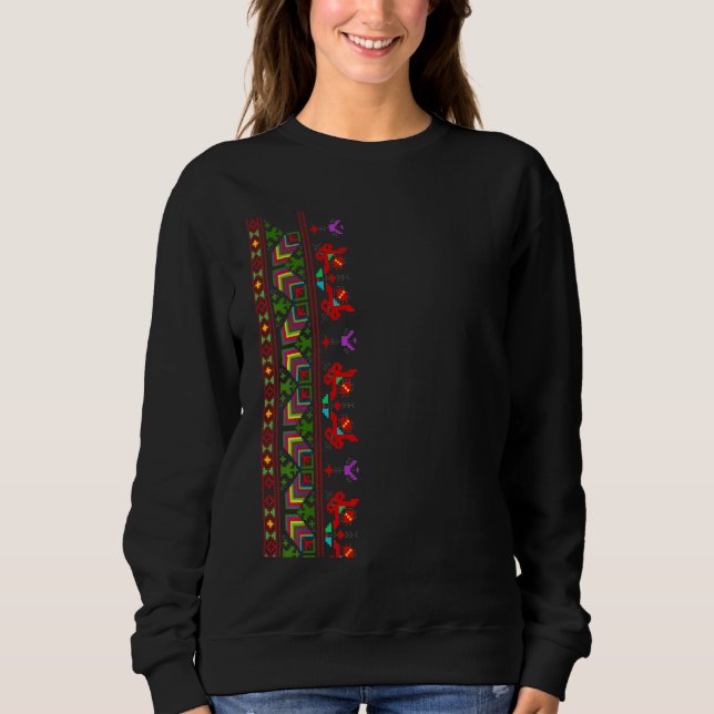 Sweatshirt Ethno Original  Avec Schevitsi Folklore Bulgare (Devant)