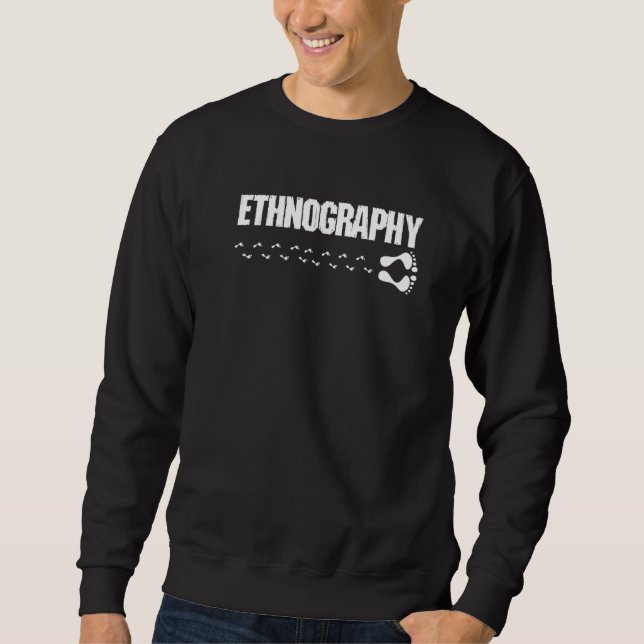 Sweatshirt Ethnographie Ethnographe Archéologue Anthropologue (Devant)