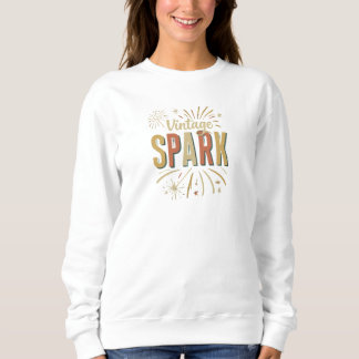 Sweatshirt Étincelle vintage