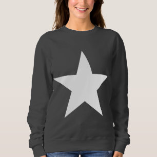 Sweatshirt Étoile (blanche)/sweatshirt des femmes
