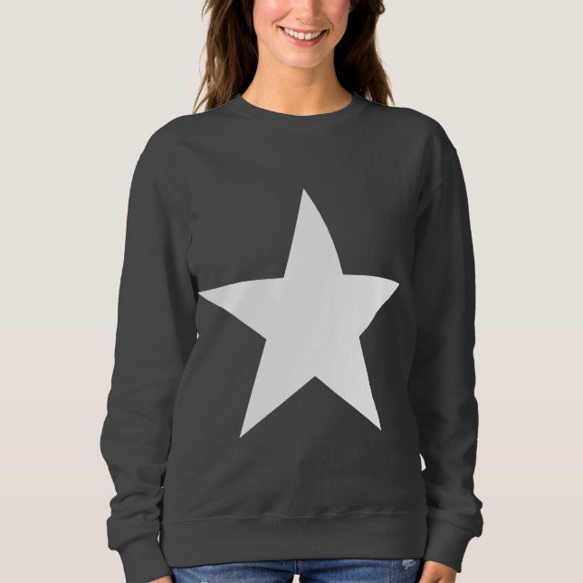 Sweatshirt Étoile (blanche)/sweatshirt des femmes (Devant)