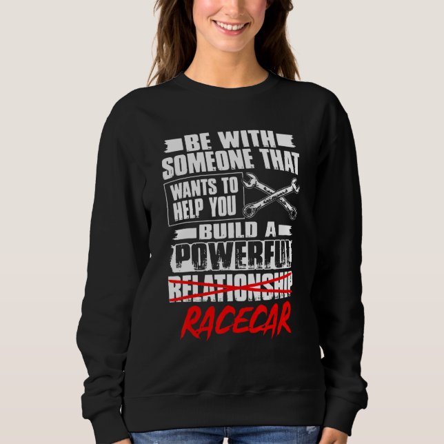 Sweatshirt Être Avec Quelqu'Un Qui Veut Vous Aider À Construi (Devant)