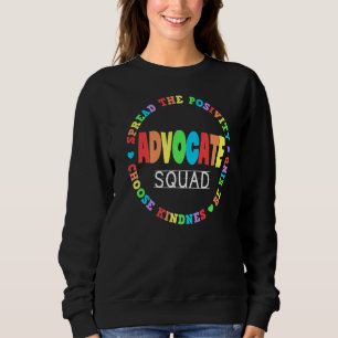 Sweatshirt Être Gentil Inclure Autism Advocate Squad Spad Ens