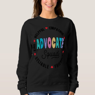 Sweatshirt Être Gentil Inclure Autism Advocate Squad Spad Ens