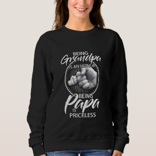 Sweatshirt Être Grand-Père Est Un Honneur Être Papa Est Inest