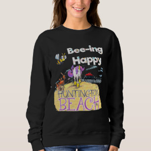 Sweatshirt Être heureux par Unicorn Jazz à Huntington Beach
