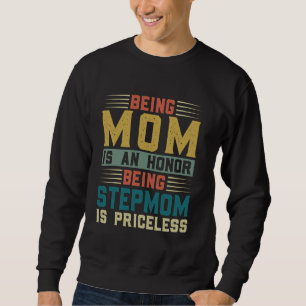 Sweatshirt être maman est un honneur être belle-mère est ines
