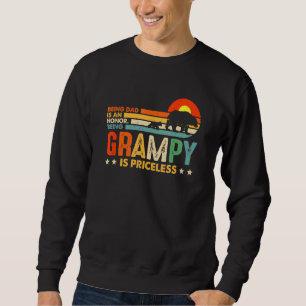 Sweatshirt Être Papa Est Un Honneur Être Grampy Est Inestimab
