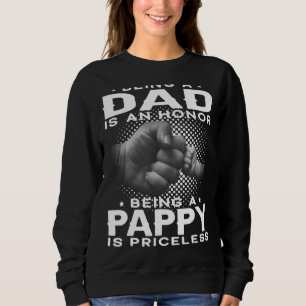 Sweatshirt Être Papa Est Un Honneur Être Un Pappy N'A Pas De