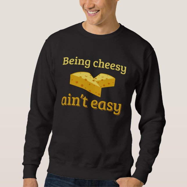 Sweatshirt Être ringard n'est pas juste rester ringard cool (Devant)