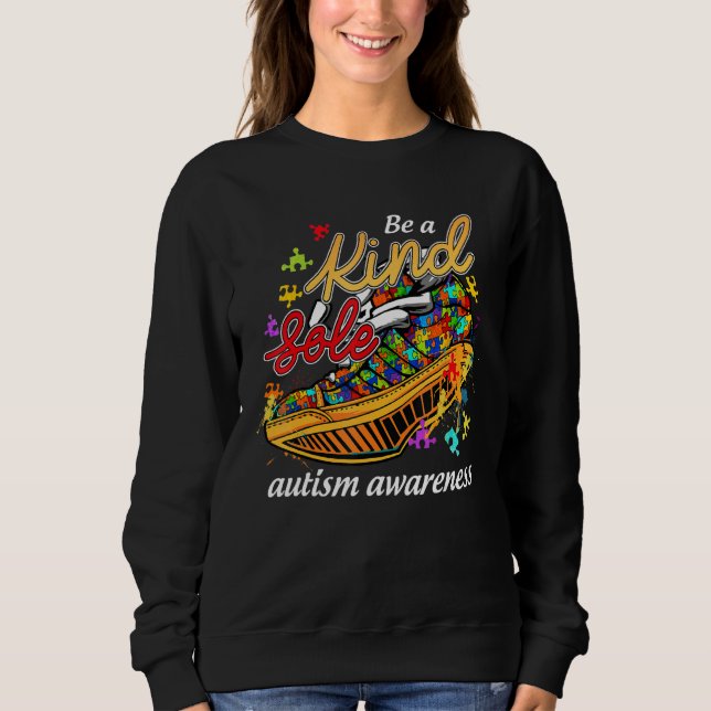 Sweatshirt Être un type Sensibilisation sur l'autisme unique  (Devant)