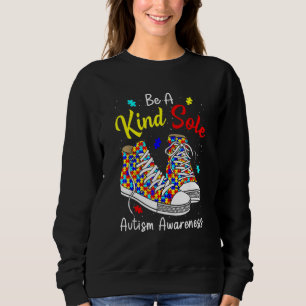 Sweatshirt Être une âme gentille Autisme Sensibilisation Arc-