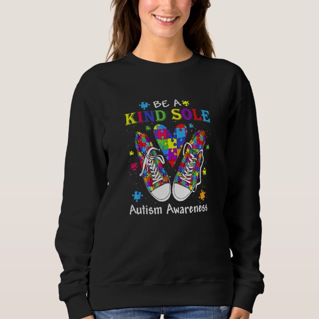Sweatshirt Être une Sensibilisation sur l'autisme unique (Devant)