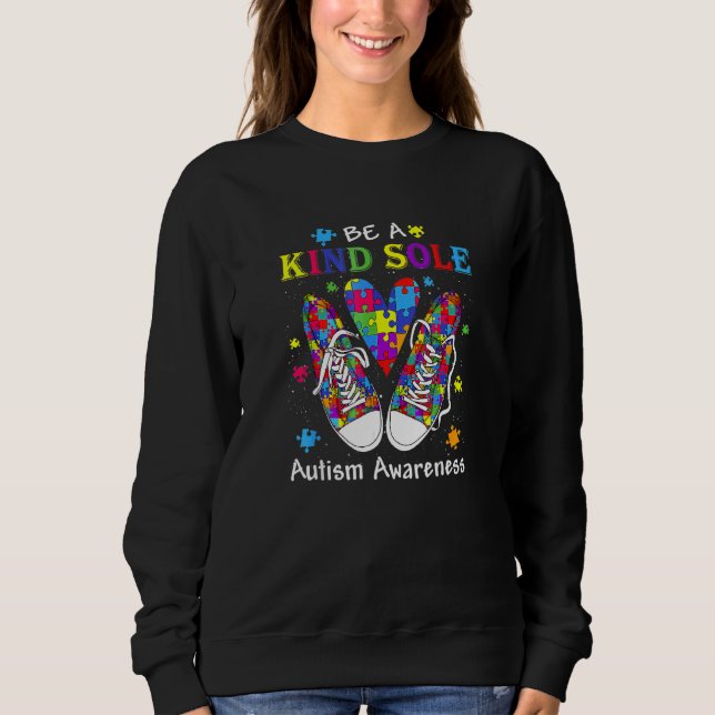 Sweatshirt Être une Sensibilisation sur l'autisme unique (Devant)
