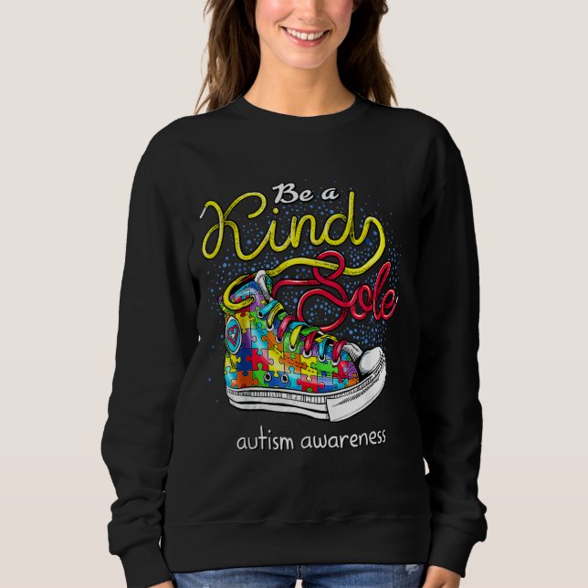 Sweatshirt Être une Sensibilisation sur l'autisme unique 26 (Devant)