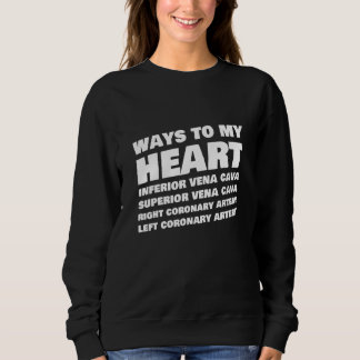 Sweatshirt Étudiant en cardiologie médicale cardiologue du cœ
