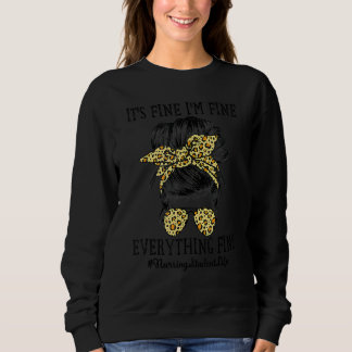 Sweatshirt Étudiant en soins infirmiers C'est bon Je vais bie