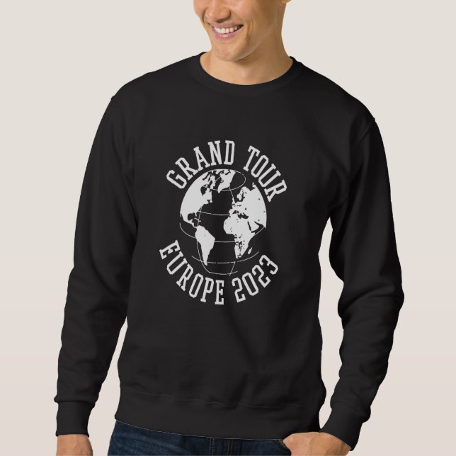 Sweatshirt European 'Grand Tour Europe 2023' Retro Family Gro (Devant)