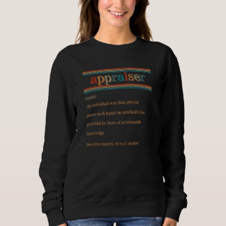 Sweatshirt Évaluation de la licence de l'agent agent de défin