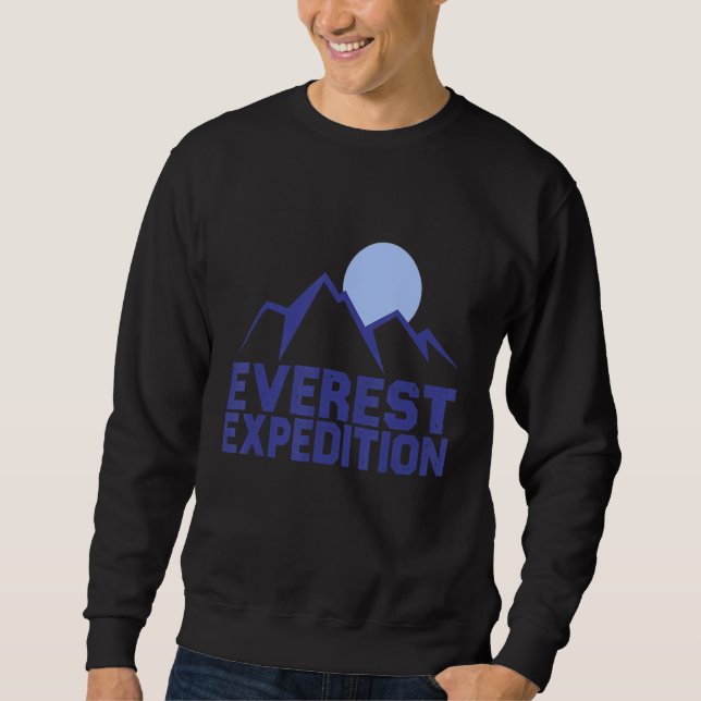 Sweatshirt Everest Expéditions Mountain Exploration Aventure (Devant)