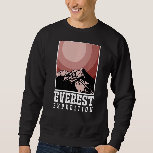 Sweatshirt Everest Expéditions Mountain Exploration Aventure (Devant)