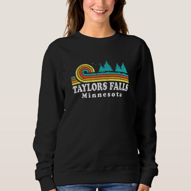 Sweatshirt Evergreen Sunset Taylors Falls Forest Minnesota Wo (Devant)