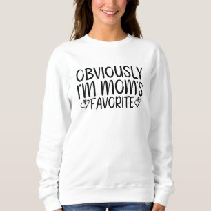 Sweatshirt Évidemment, je suis le préféré de maman