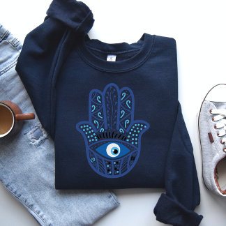 Sweatshirt Evil Eye Sweatshirt, Chemise Cadeau de Protection