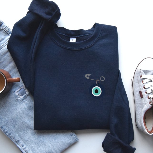 Sweatshirt Evil Eye Sweatshirt, Chemise Cadeau de Protection  (Créateur téléchargé)