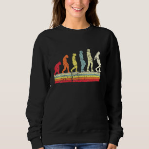 Sweatshirt Evolution De L'Homme Skateboard Patinage Vintage S