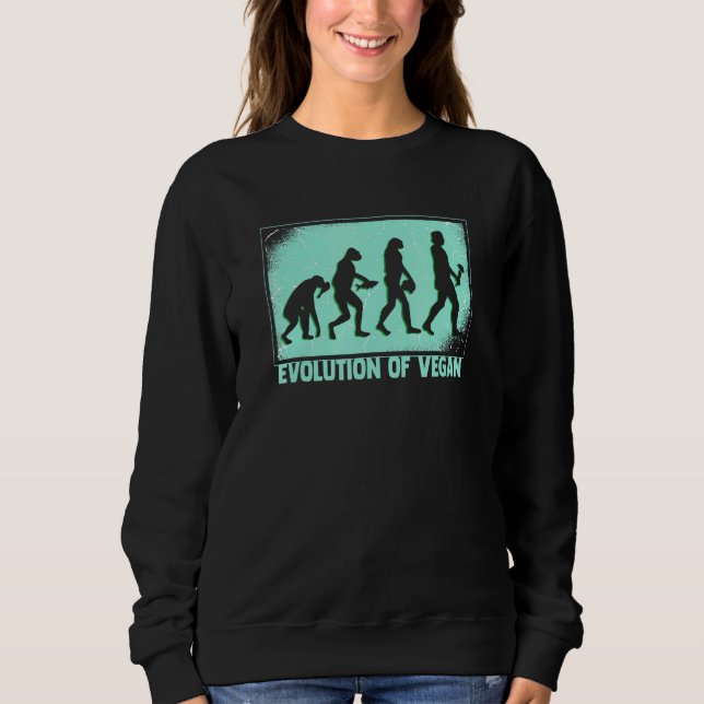Sweatshirt Évolution De Vegan (Devant)