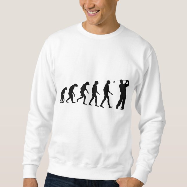 Sweatshirt Évolution du golf (Devant)