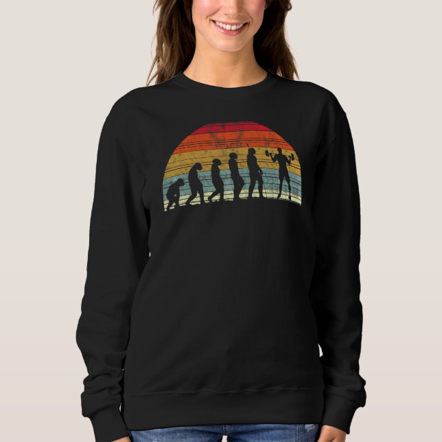 Sweatshirt Évolution Du Poids Lifting De L'Homme Bodybui (Devant)