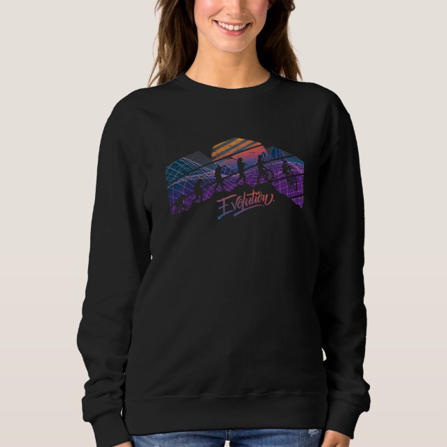 Sweatshirt Evolution Mountain Bike Mtb Nature Mounts 4 (Devant)