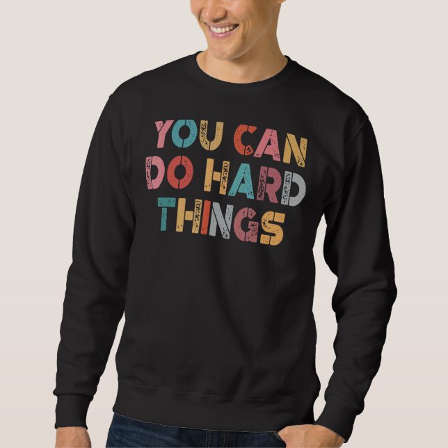 Sweatshirt Examen Étudiant Enseignant Jour de test Vous pouve (Devant)