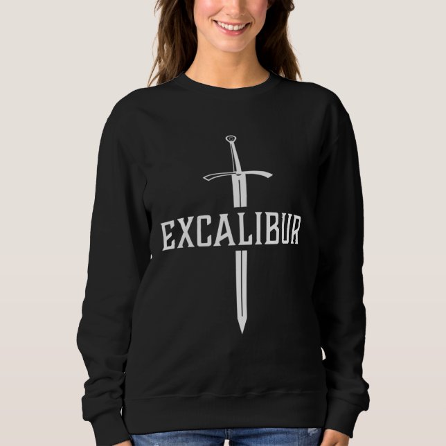 Sweatshirt Excalibur The Legendary Sword in the Stone of King (Devant)