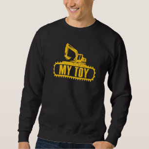 Sweatshirt Excavateur My Toy Construcktion Worker Digger Exca