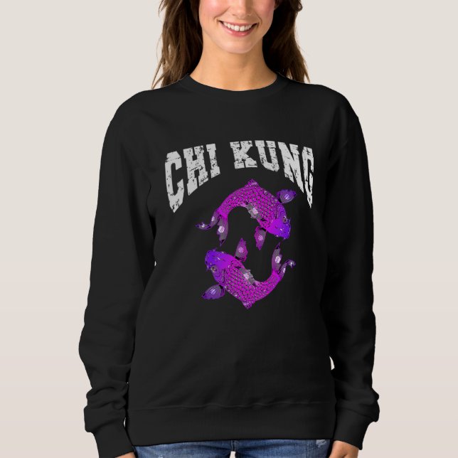 Sweatshirt Exercice De Guérison Chinois Chi Kung Avec Chikung (Devant)