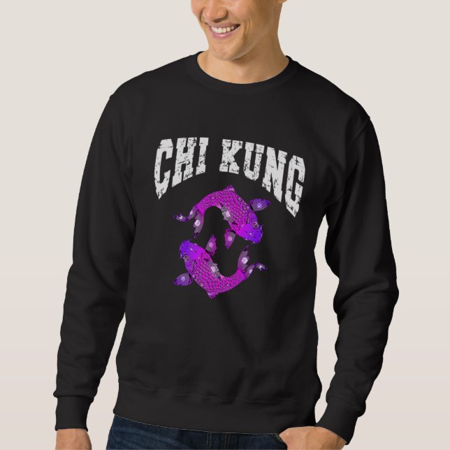 Sweatshirt Exercice De Guérison Chinois Chi Kung Avec Chikung (Devant)