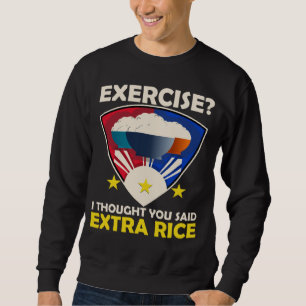 Sweatshirt Exercice de riz supplémentaire Philippine Love Foo