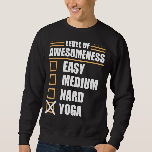 Sweatshirt Exercice de yoga (Devant)