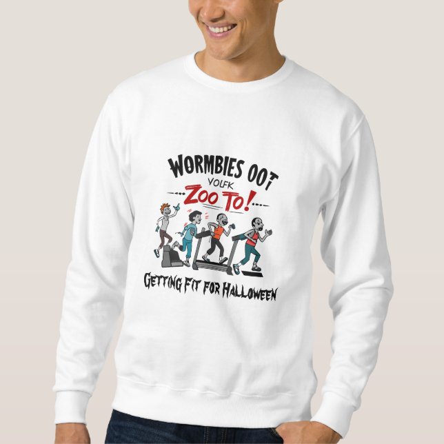 Sweatshirt Exercice de Zombie Apocalypse (Devant)