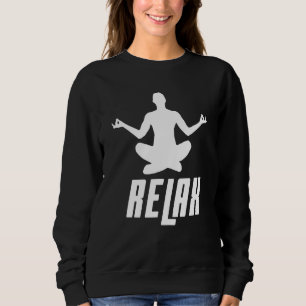 Sweatshirt Exercices de méditation Yoga Relax Poses Yogis Ins