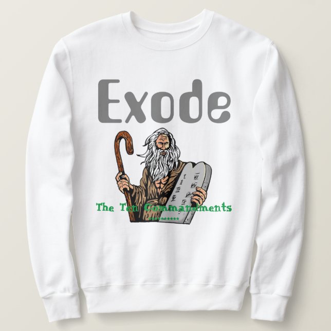 SWEATSHIRT EXODE (Design devant)
