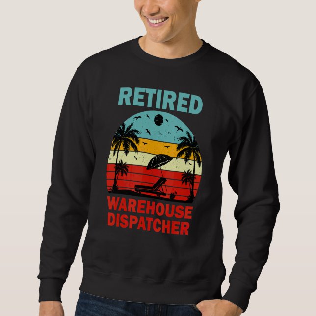 Sweatshirt Expéditeur d'entrepôt retraité Retraite (Devant)
