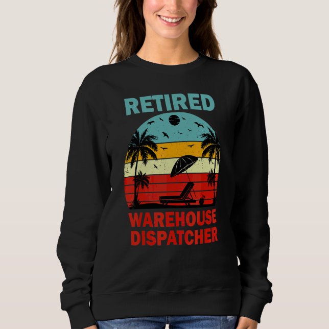 Sweatshirt Expéditeur d'entrepôt retraité Retraite (Devant)