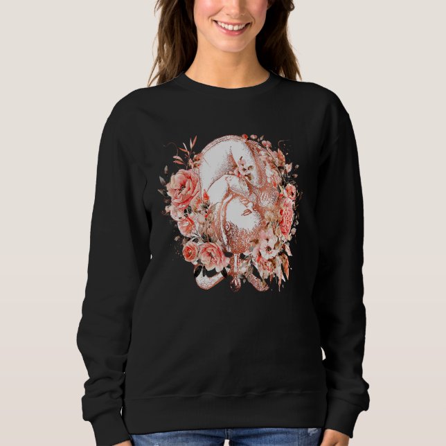 Sweatshirt Expérience de gynécologie du bébé anatomie de l'ut (Devant)