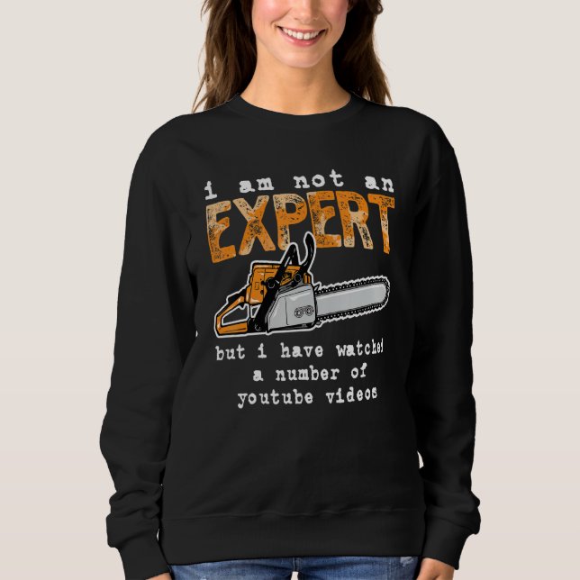 Sweatshirt Expert Handyman Fixer moi-même Camion Diesel Camio (Devant)