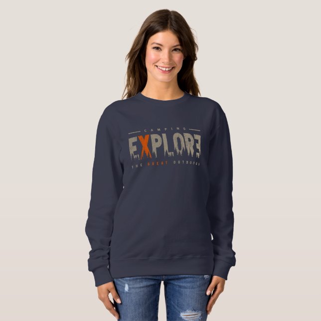 Sweatshirt Explorateur urbain | Femmes (Devant entier)